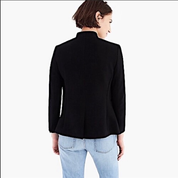 J. Crew going out Blazer h2743 h2778 h2791 black suiting - Picture 3 of 4